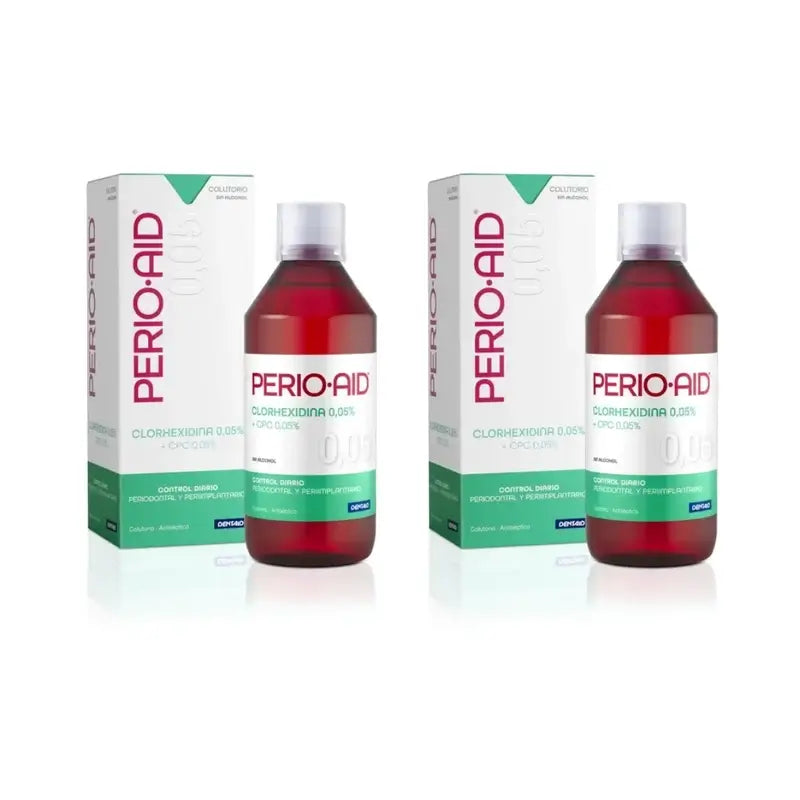 Perio Aid Mantenimiento Colutorio Sin Alcohol, 2X500 Ml