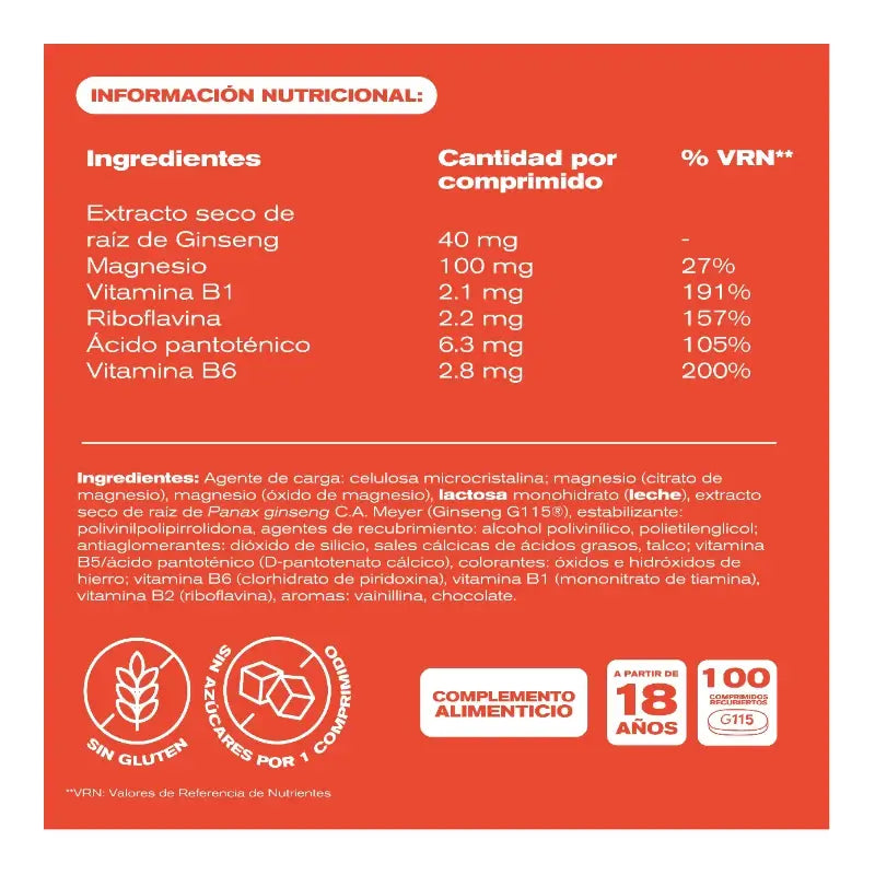 Pharmaton Stress Control Multivitaminico, 100 comprimidos