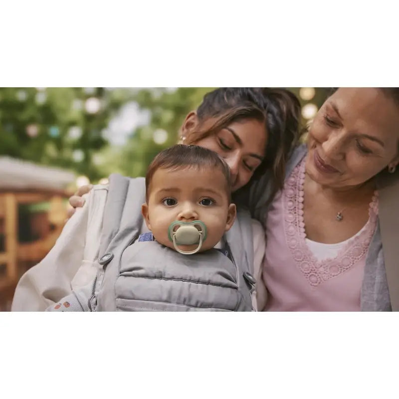 Philips Avent 2 chupetes ultra air colours of nature 6-18m neutral