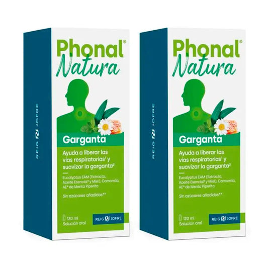 Phonal Natura Duplo Garganta, 2 x 120 ml