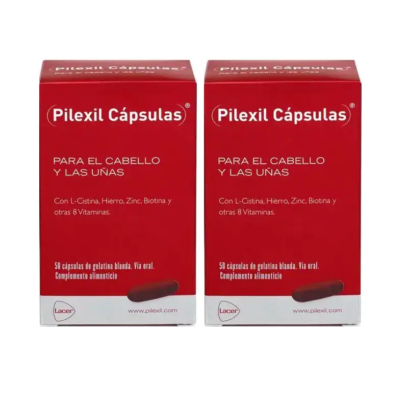 Pilexil cápsulas, Pack 2 x 50 Cáps.
