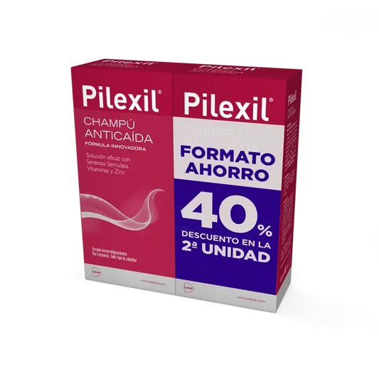 Pilexil Duplo Champu Anticaida 500Ml 2ª Unidad 40% Dto