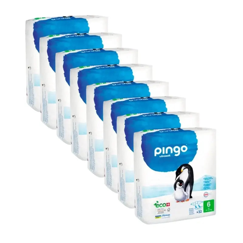 Pingo Pañales Ecológicos Talla 6 Xl (15-30 Kg), 8X32Unidades