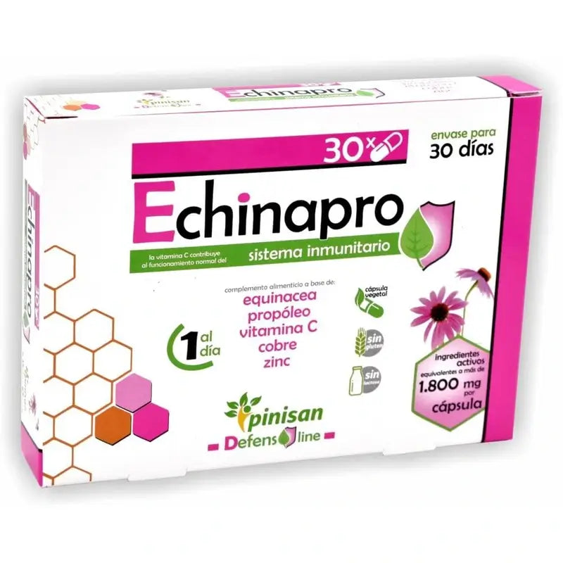 Pinisan Echinapro , 30 cápsulas