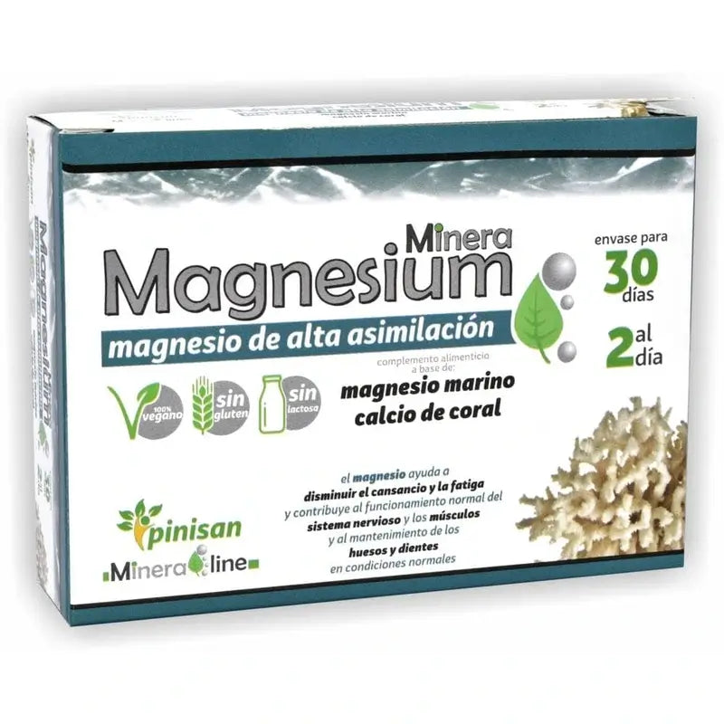 Pinisan Mineraline Magnesium 60 Cápsulas