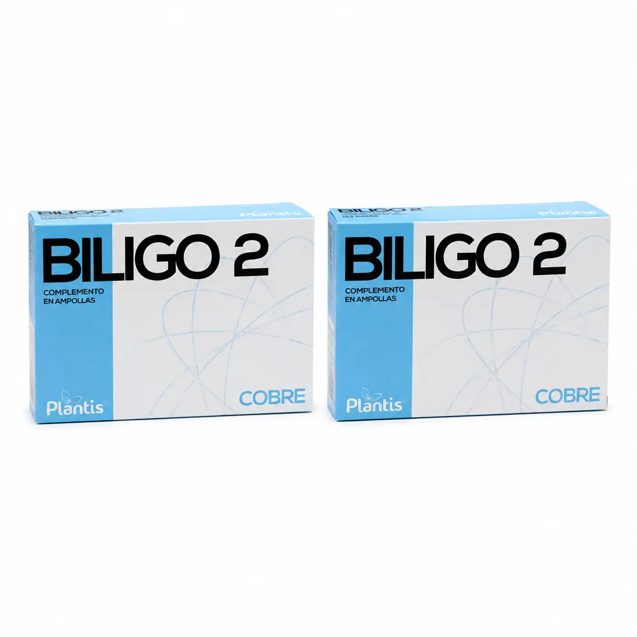Plantis Biligo 2 Cobre 20 Ampollas X 2 Ml , pack 2