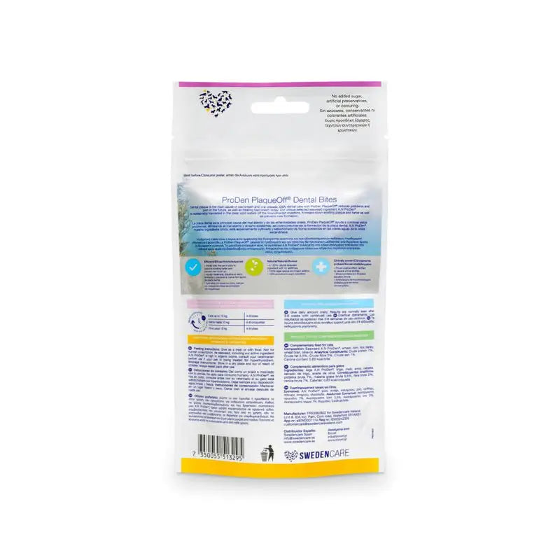 Plaqueoff Dental Croq Gato 60 gr, snack para gatos