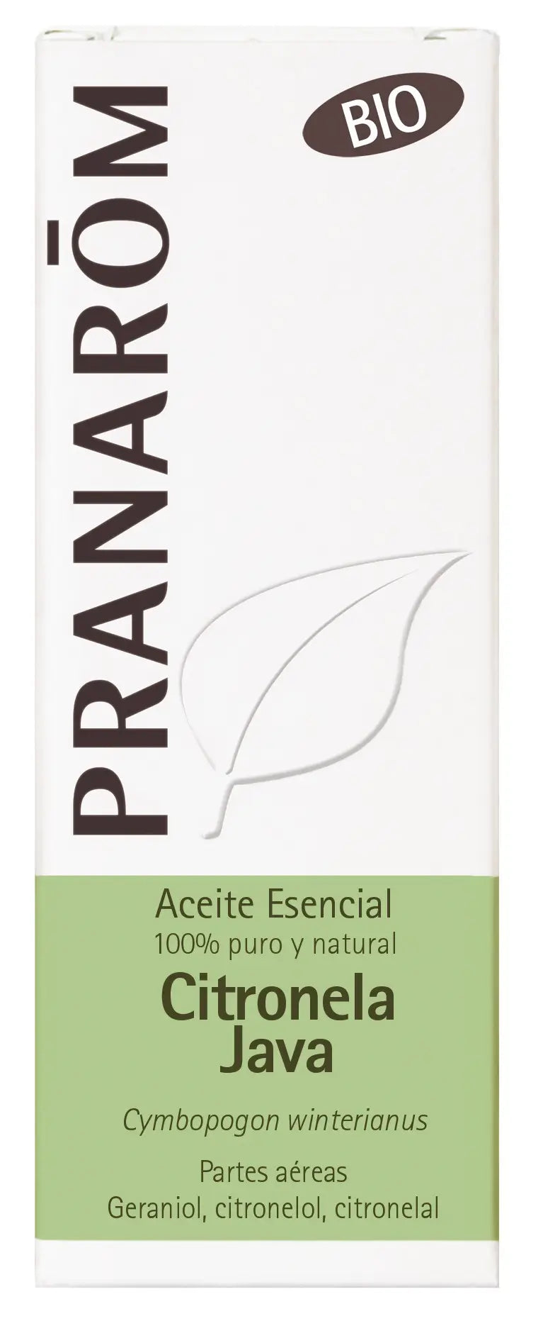 Pranarom Aceite Esencial Citronela de Java Bio, 10ml