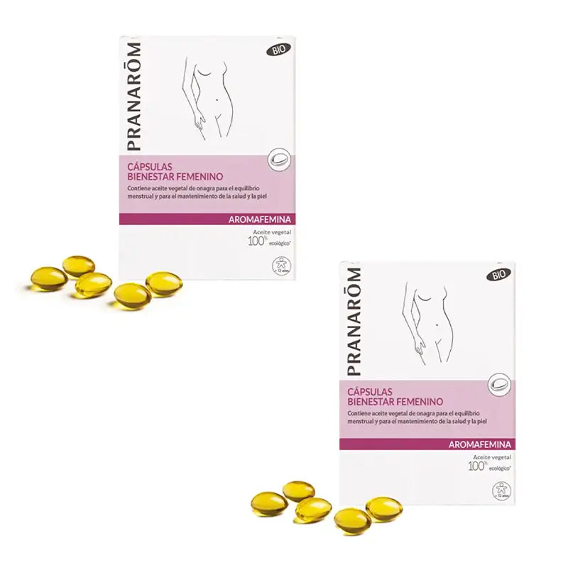 Pranarôm Aromafemina Bienestar Femenino Bio, 2X30 Cápsulas