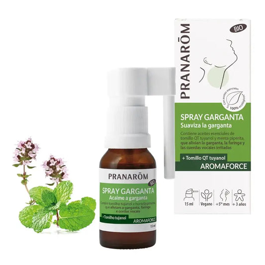 Pranarom Aromaforce Spray Garganta, 15ml