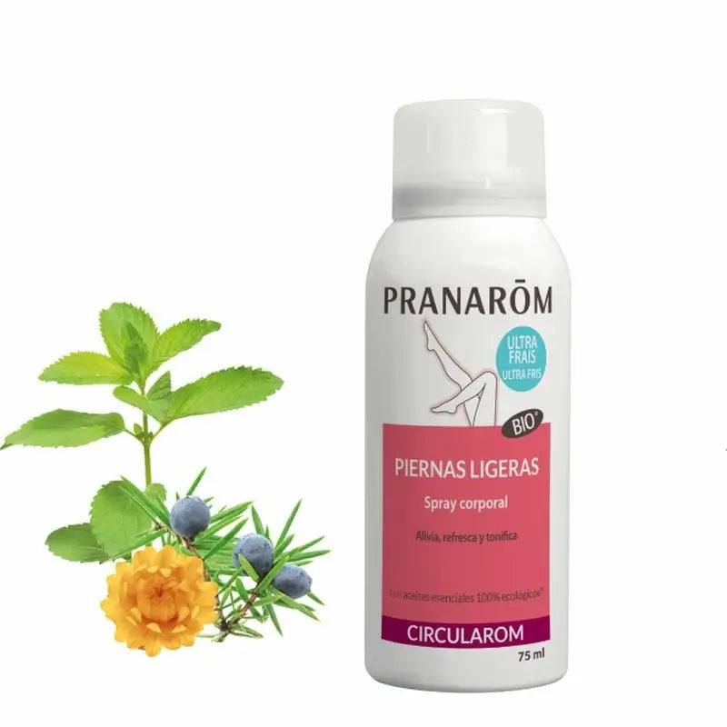 Pranarom Circularom Spray Corporal Piernas Ligeras, 75ml