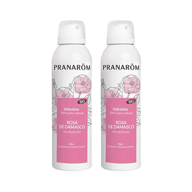 Pranarôm Hidrolatos Rosa De Damasco Bio, 2X150 Ml