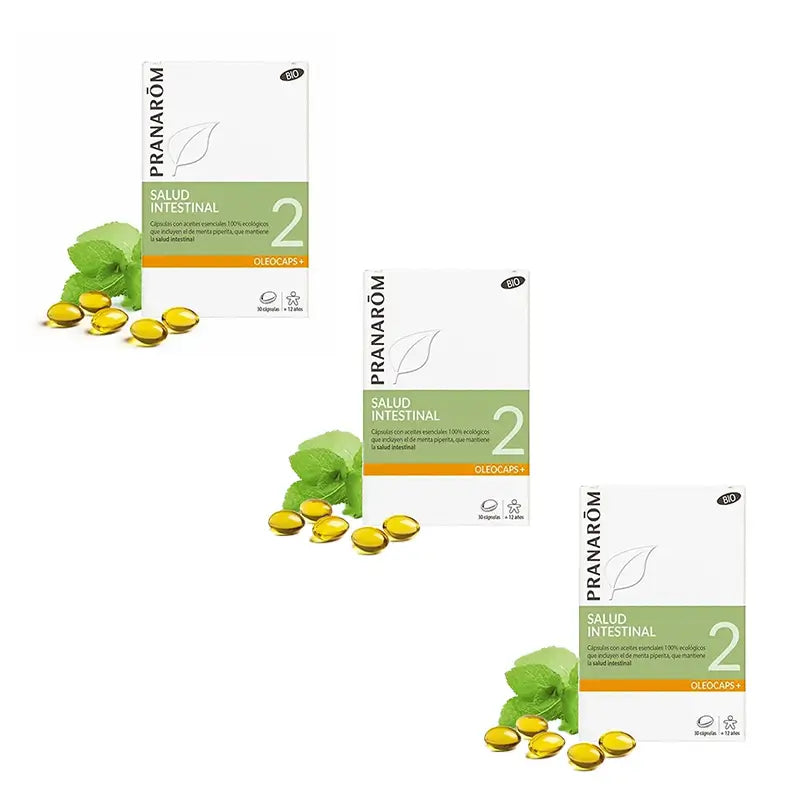 Pranarôm Oleocaps 2 Alivio Gastrointestinal Y Orina, 3X30 Cápsulas