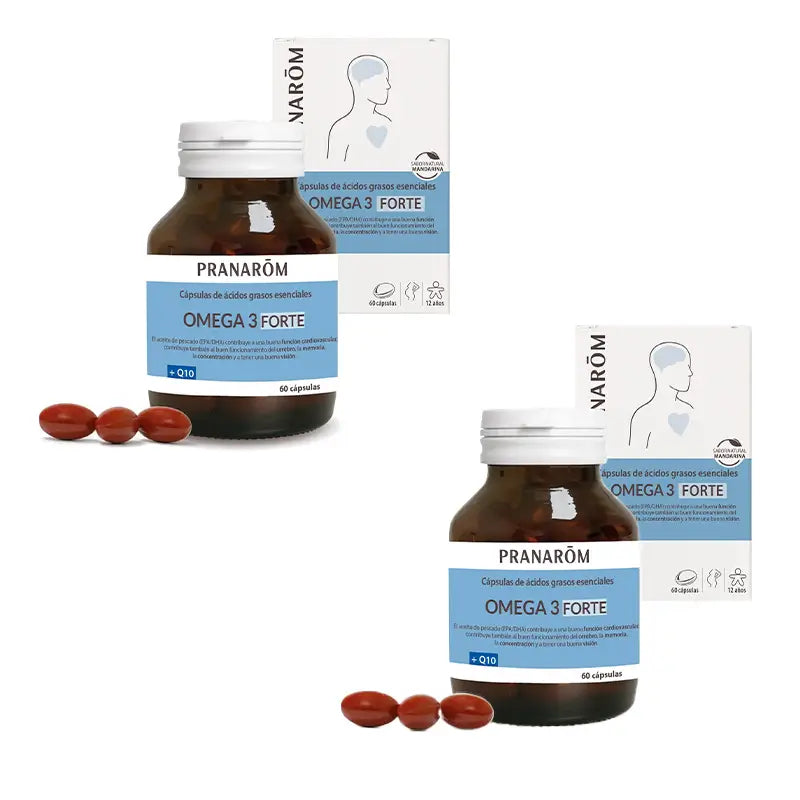 Pranarôm Omega 3 Forte, 2X60 Cápsulas