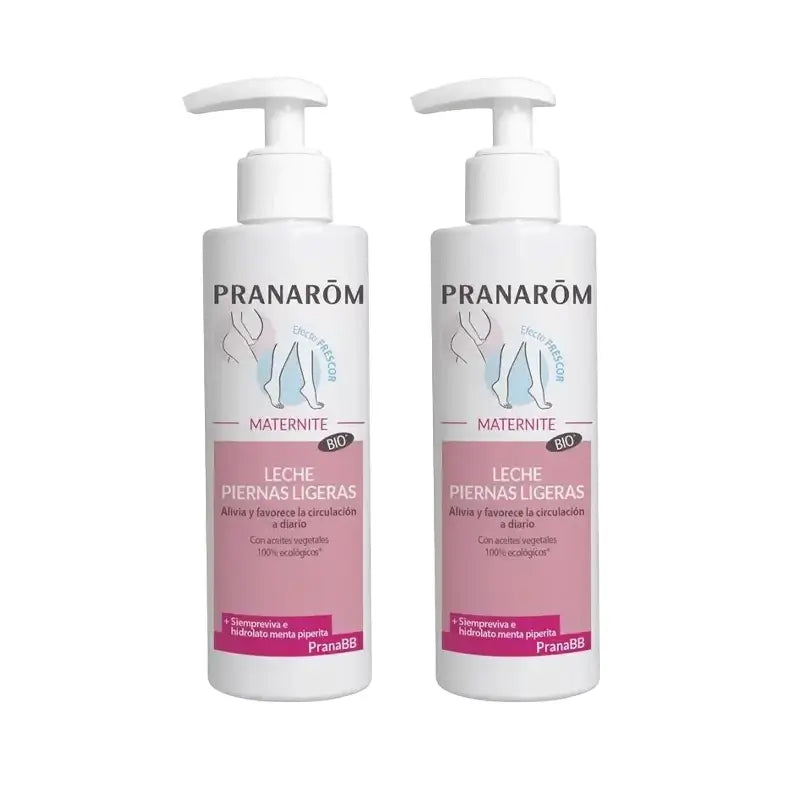Pranarôm Pranabb Maternite Leche Piernas Ligeras, 2X200 Ml