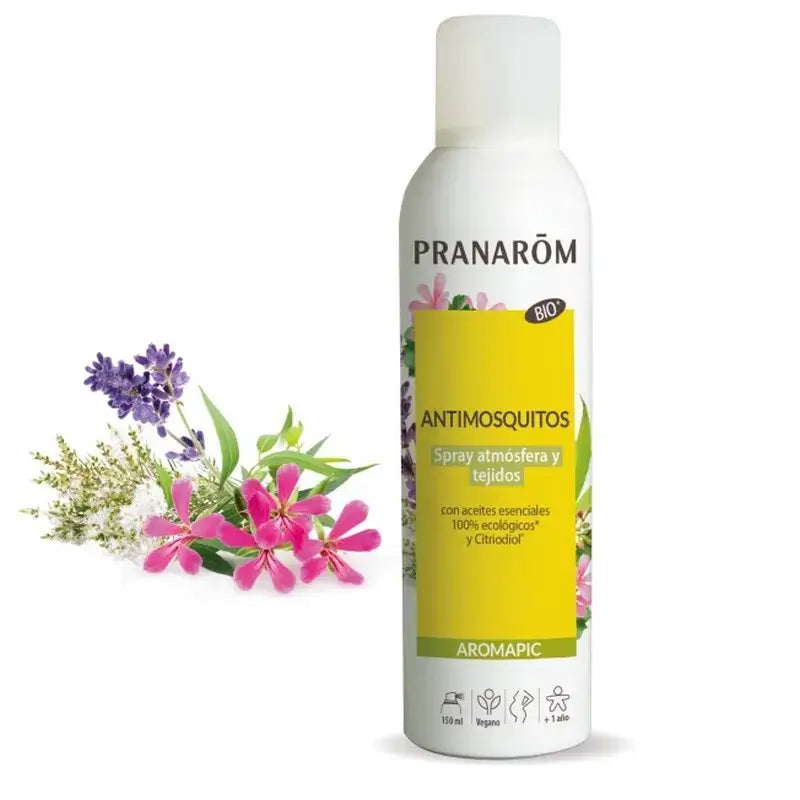 Pranarôm Spray Antimosquitos Atmósfera & Tejidos Bio, 150 ml