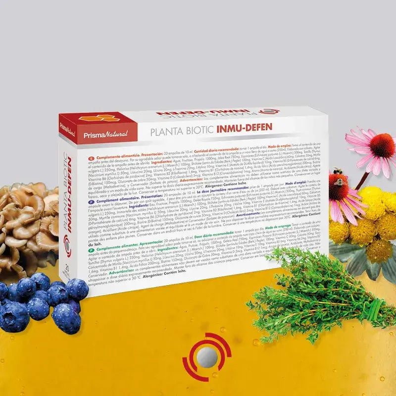 Prisma Natural Plantabiotic Inmunodefense 20 Ampollas x 10 ml