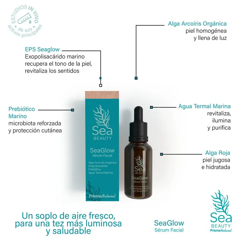 Prisma Natural Sea Beauty Seaglow Serum Facial, 30 ml