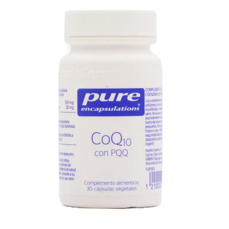 Pure Encapsulations CoQ10 con PQQ, 30 Cápsulas