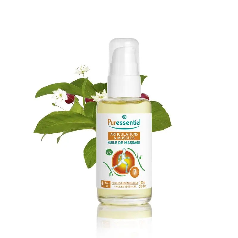 Puressentiel Aceite De Masaje Bio Esfuerzo Muscular Arnica Gaulteria, 100 ml