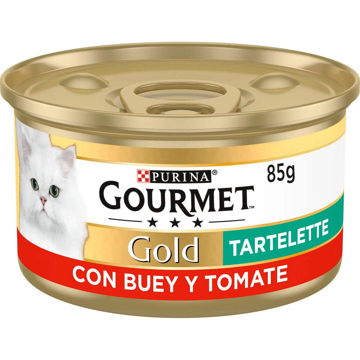 Purina Gourmet Gold Tartallette Buey Tomate Caja 24X85Gr, comida húmeda para gatos