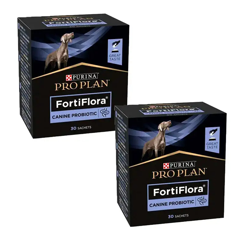 Purina Pro Plan Fortiflora Probiótico para Perros, Pack 2 x 30x1gr