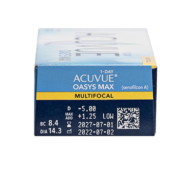 Acuvue Oasys 1 Day With Hydraluxe Lentillas Tóricas Diarias , 30 unidades