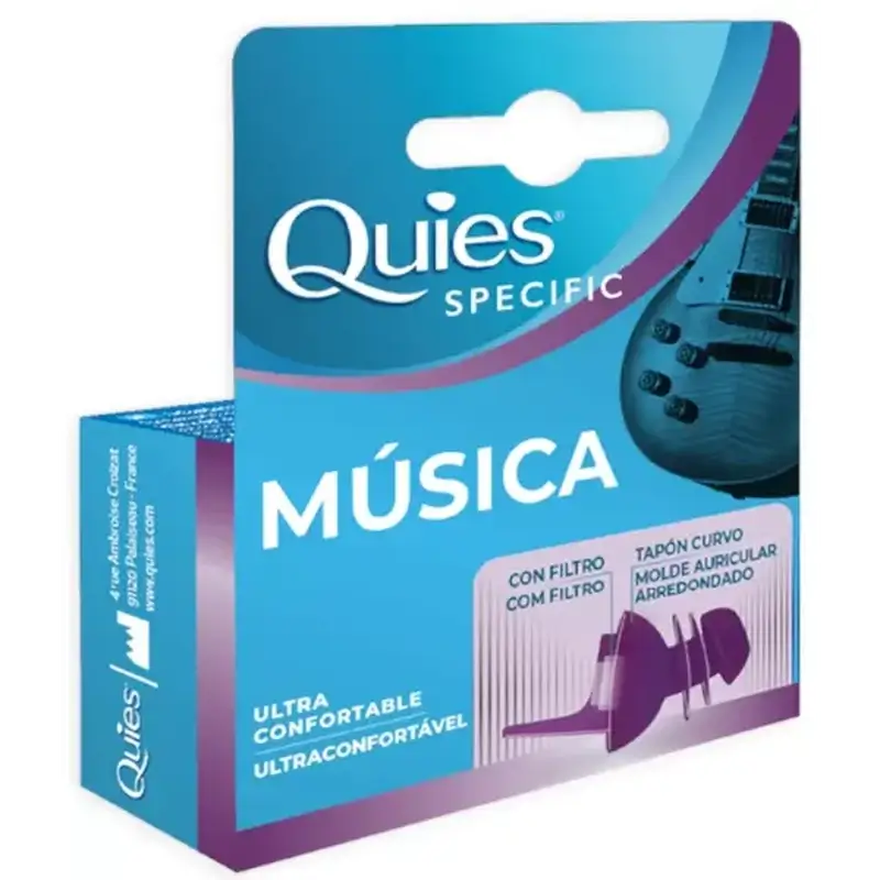 Quies Tapon Specific Musica 2 Tap.