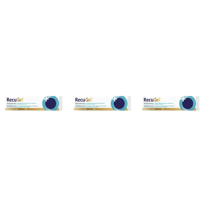 Recugel Gel Oftálmico , 3 x 10 gr