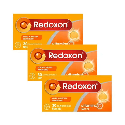 Redoxon Vitamina C Sabor Naranja, 3X30 Comprimidos Efervescente