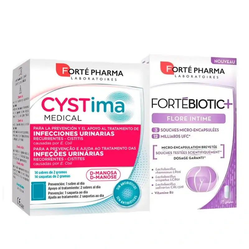 Forté Pharma Pack Íntimo Cystima + Fortébiotic Plus