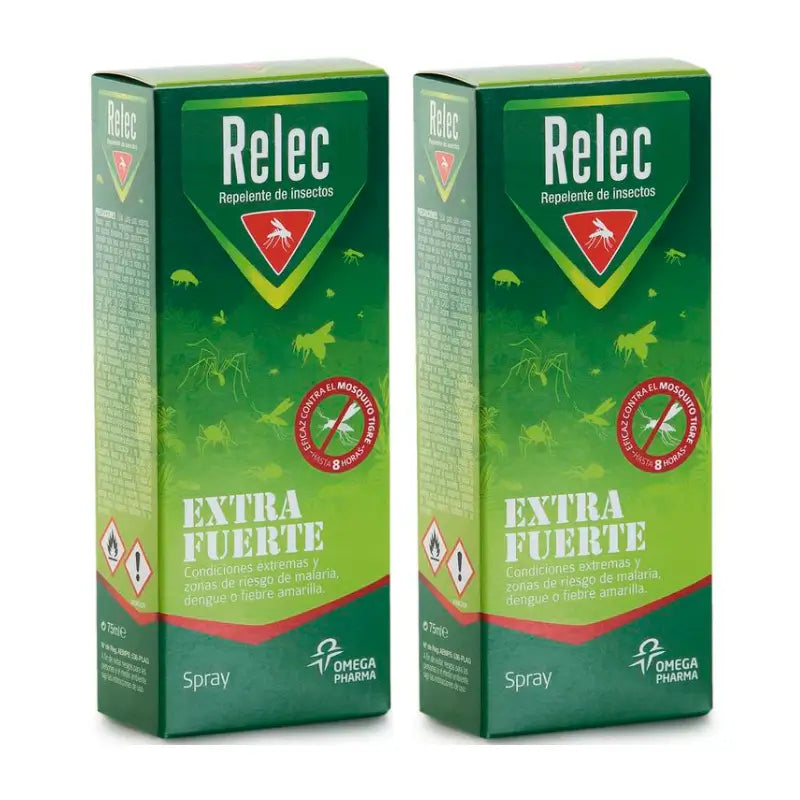 Relec Duplo Extra Fuerte Spray 2 x 75 ml