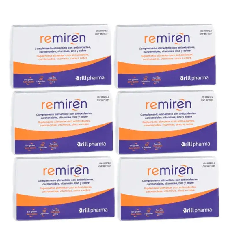 Remiren, Pack 6 x 30 Cápsulas