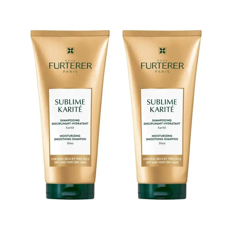 Rene Furterer Sublime Karite Champú Disc Hidratante, 2X200 Ml