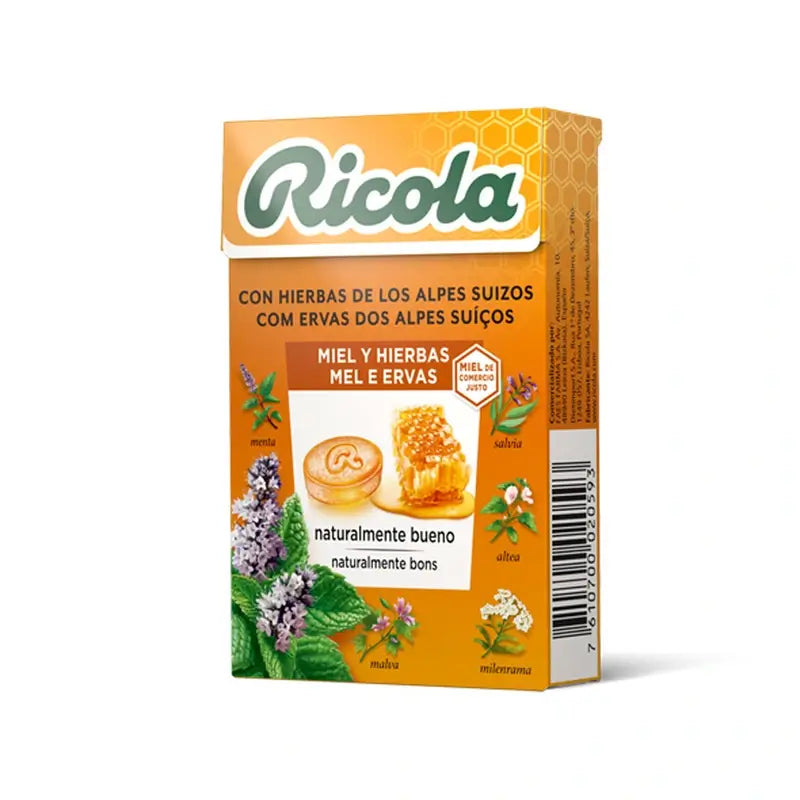 Ricola Ricola Caramelos Miel Y Hierbas , 50 gr