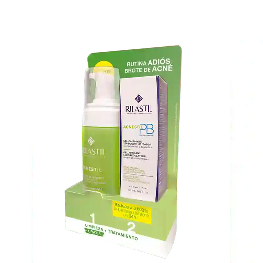 Rilastil Rilastil Acnestil Ril Prm Pack Adios Brote De Acné , 30 Ml + 150 Ml