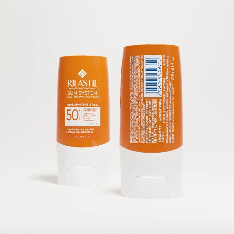 Rilastil Sun System SPF 50+ Stick Transparente, 8,5 gr