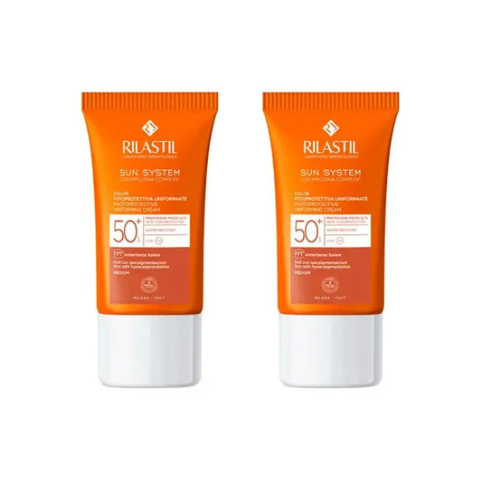 Rilastil Sun System Spf 50+ Color, 2X50 Ml