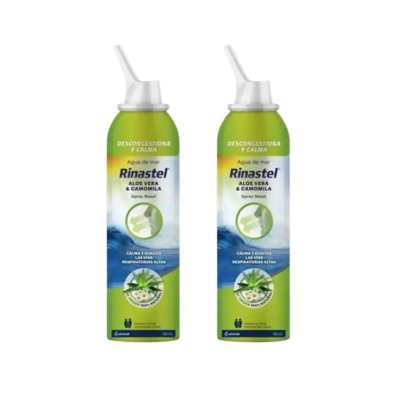 Rinastel Aloe V Camomila Spray Nasal, 2X125 Ml