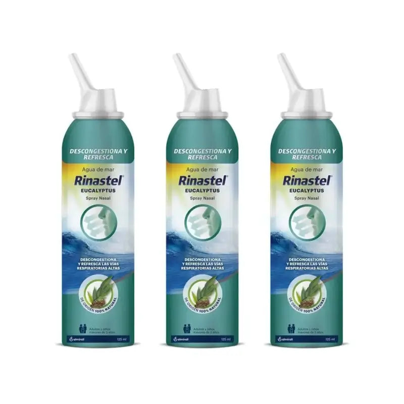 Rinastel Eucalipto Spray Nasal, 3X125 Ml