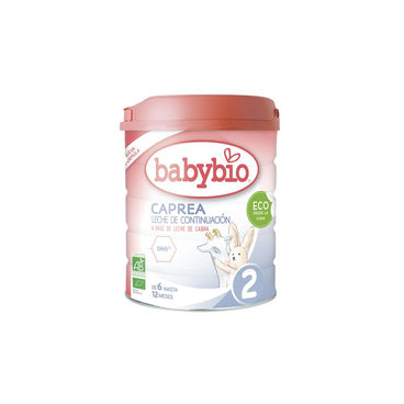 Babybio Pack Caprea 2 Leche de Cabra Desde 6 Meses, 8 x 800 gr