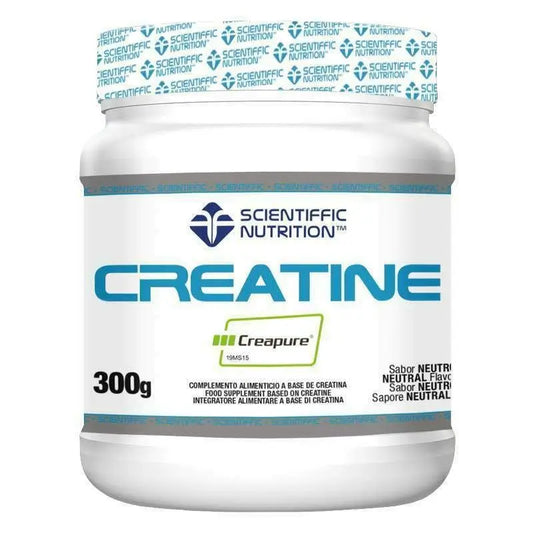 Scientiffic Nutrition Creatine 100% Creapure, Creatina Monohidratada En Polvo , 300 gramos
