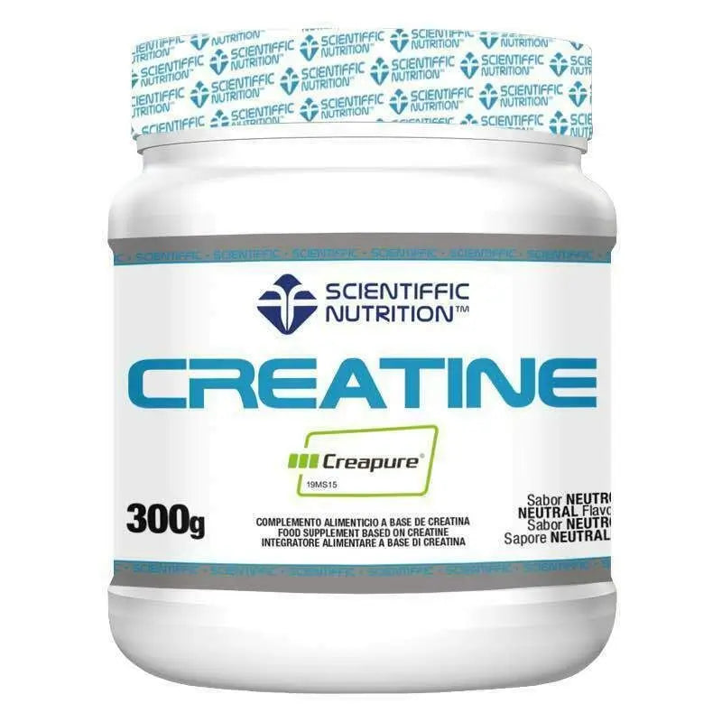 Scientiffic Nutrition Creatine 100% Creapure, Creatina Monohidratada En Polvo , 300 gramos