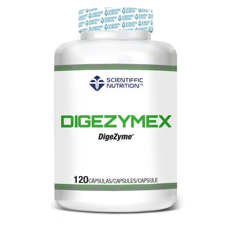 Scientiffic Nutrition Digezymex, Enzimas Digestivas Para Mejorar La Digestión Y Reducir La Acidez, 120 unidades