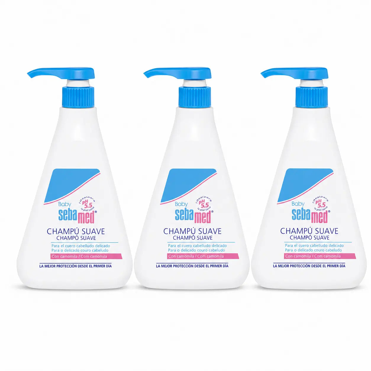 Sebamed Baby Champú Suave 500 Ml , pack 3