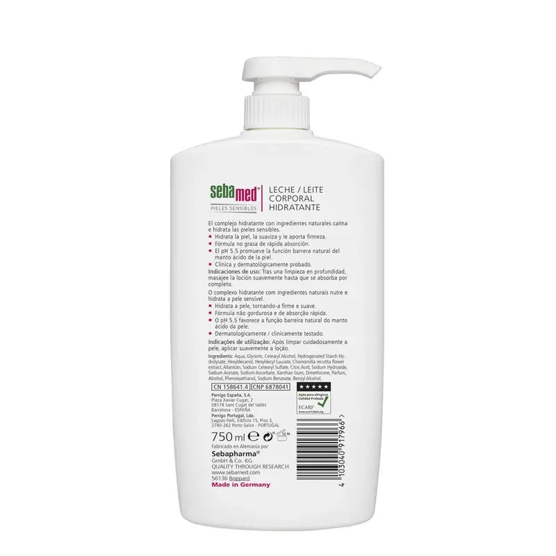 SEBAMED Leche Corporal Hidratante 750 ml