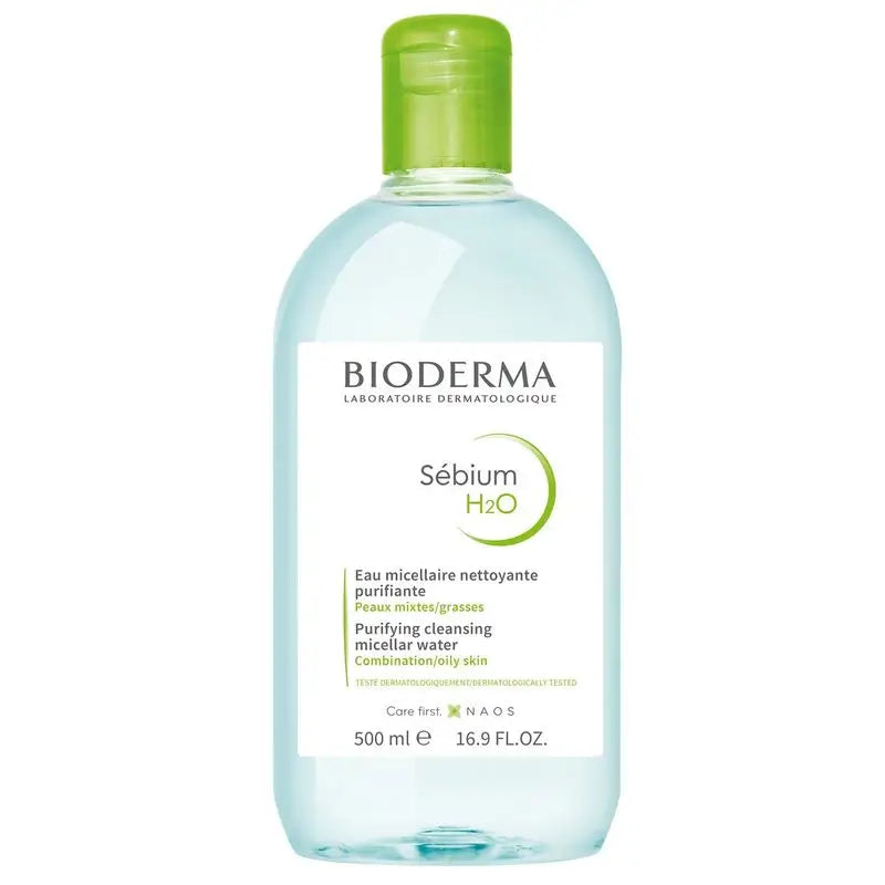 BIODERMA Sebium H2O Agua Micelar, 500 ml