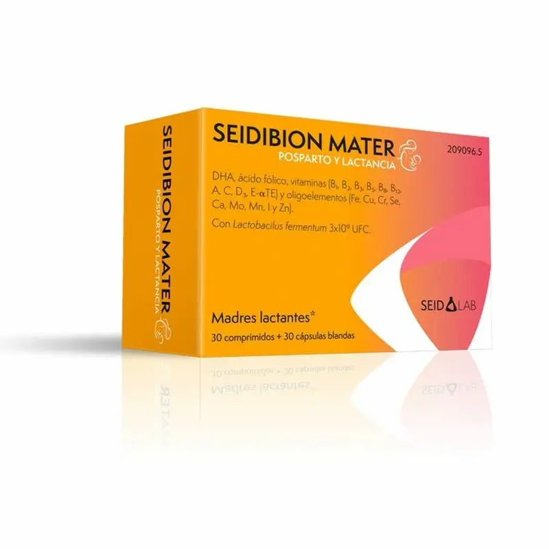 Seidibion Mater Posparto y Lactancia 30 Comprimidos + 30 Capsulas