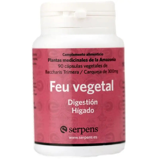 Serpens Feu Vegetal La Carqueja , 90 cápsulas