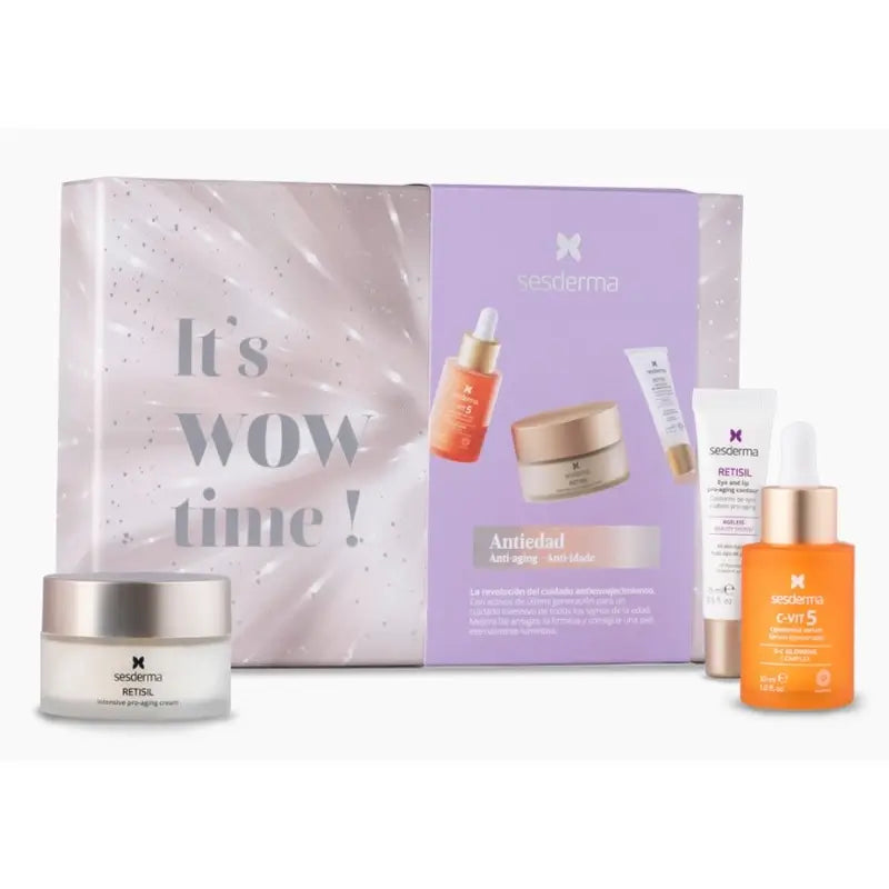 Sesderma Pack Antiedad It'S Wow Time!, 3 unidades